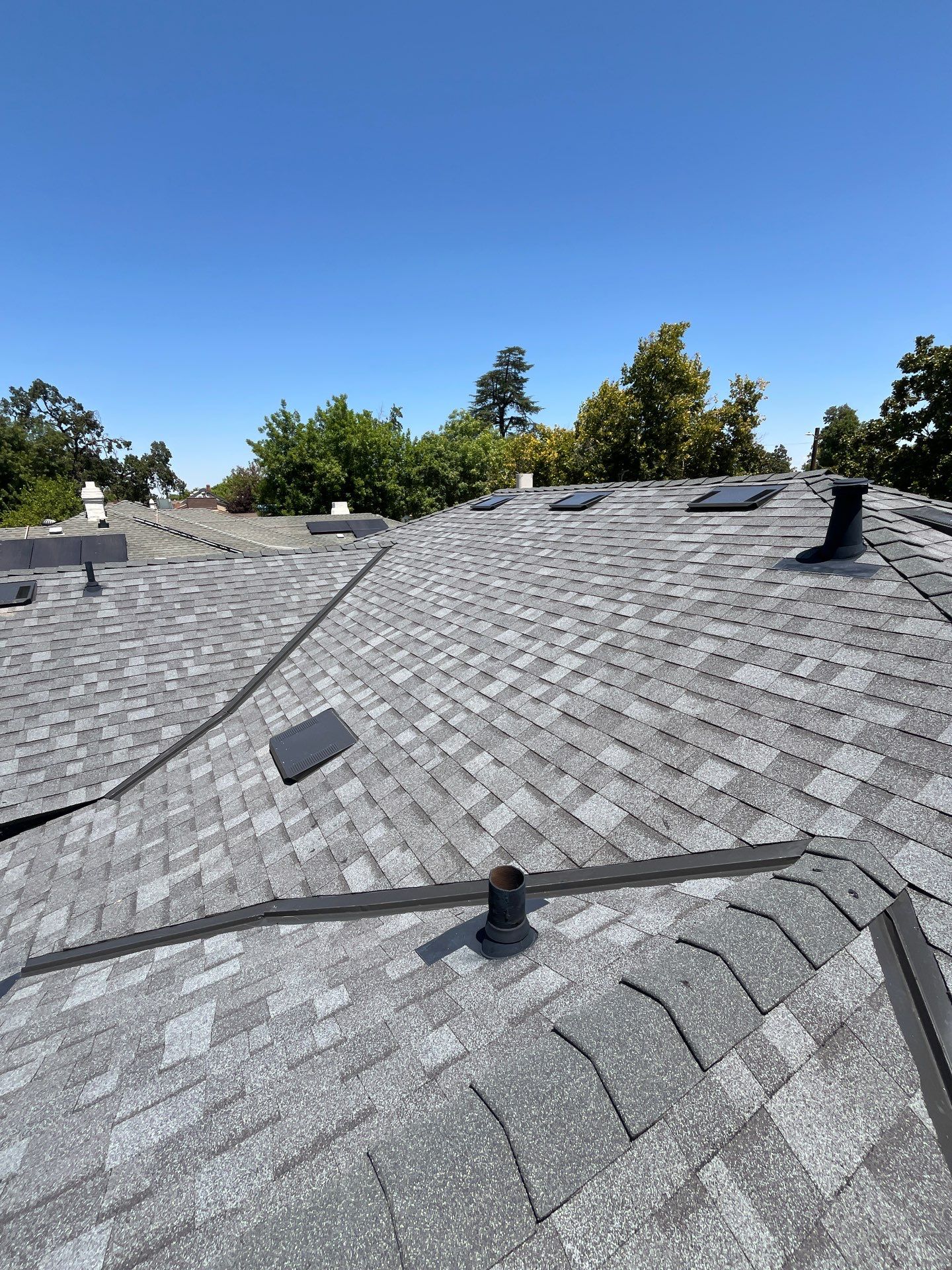 fixed damaged roof
