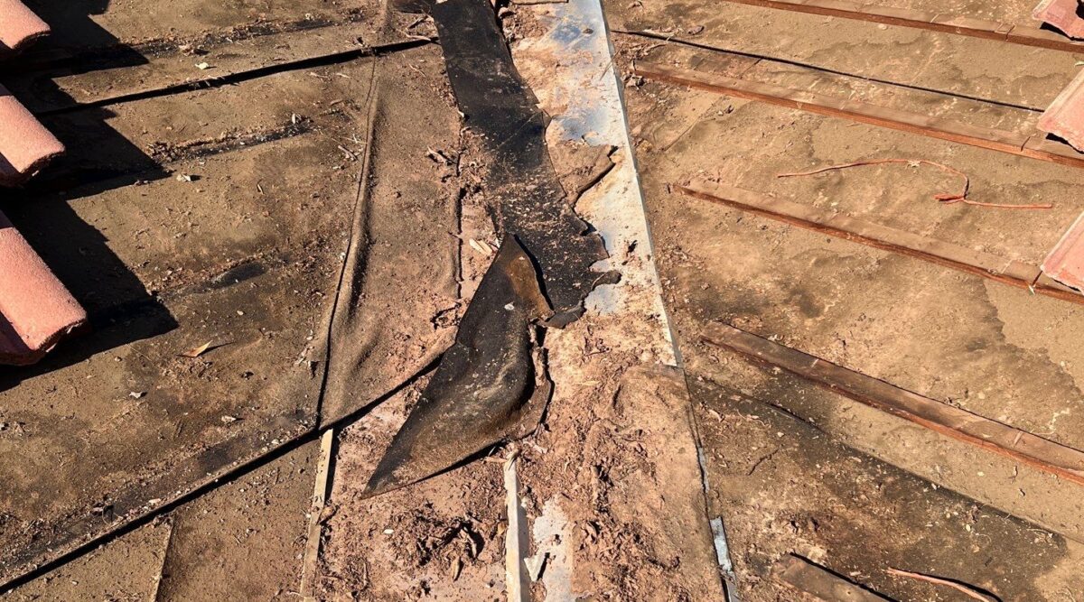 damaged roof
