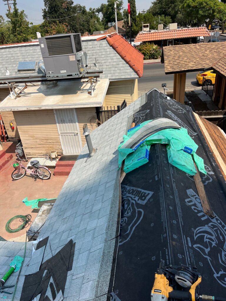 residential roof construction
