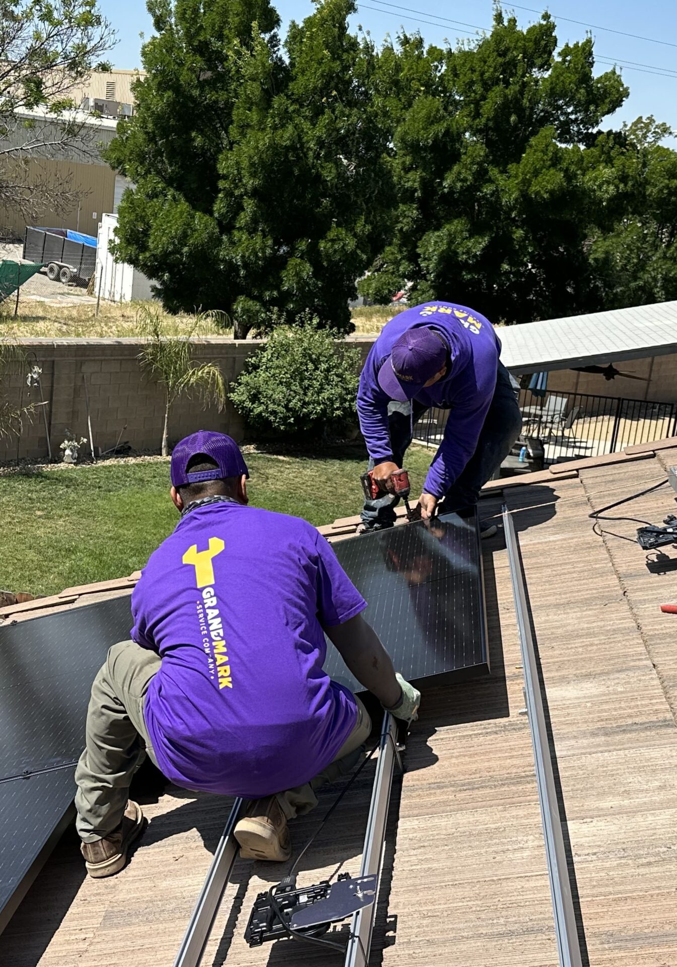 roof replacement and installing solar panel