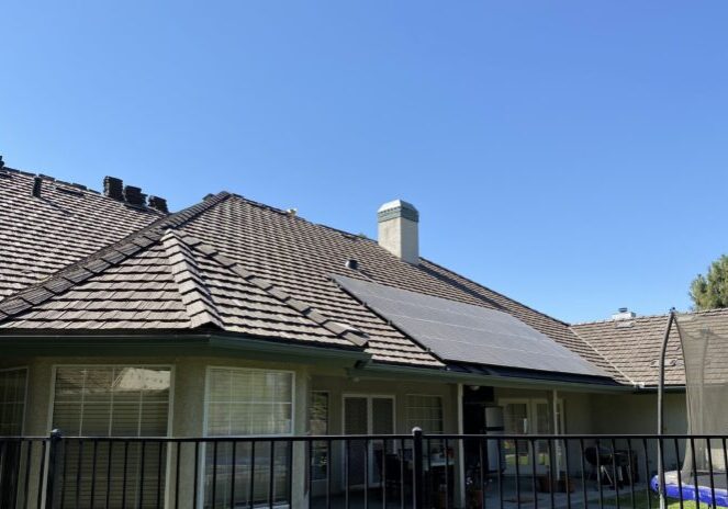 fixed the tile roofing